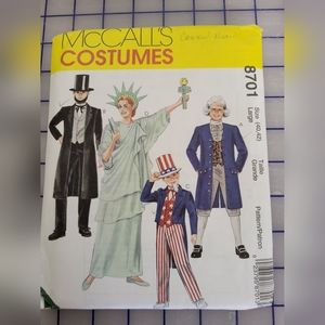 McCall's Patriotic Sewing Costume Pattern